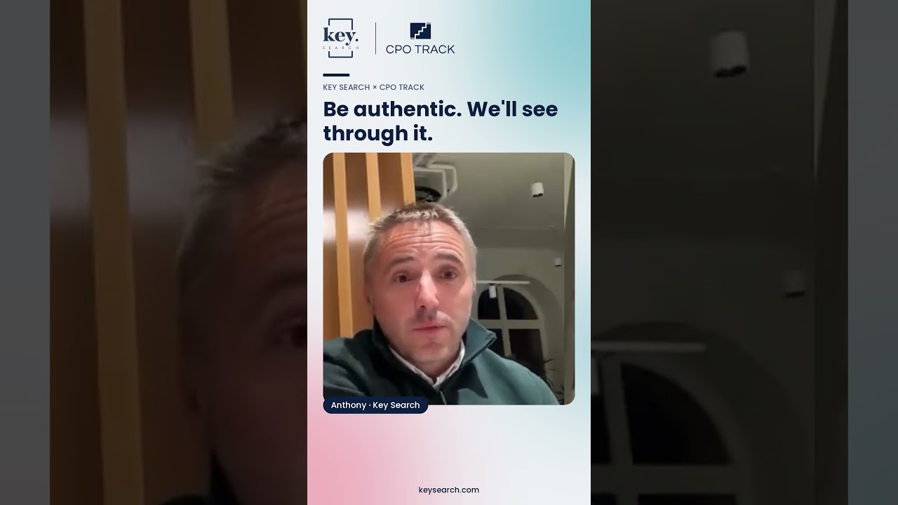 Be authentic. Search firms will see through it. video thumbnail