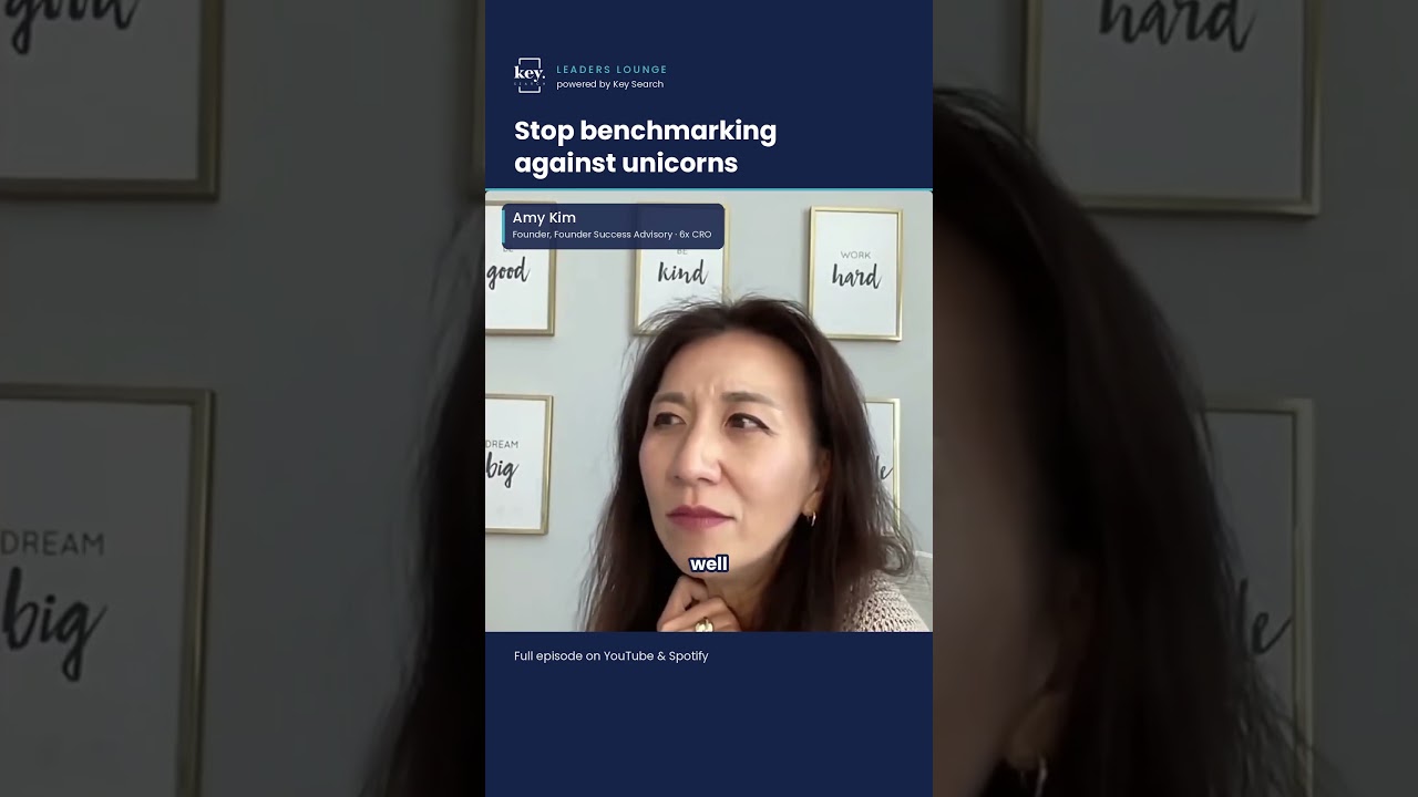 Stop benchmarking your startup against unicorns: Amy Kim video thumbnail